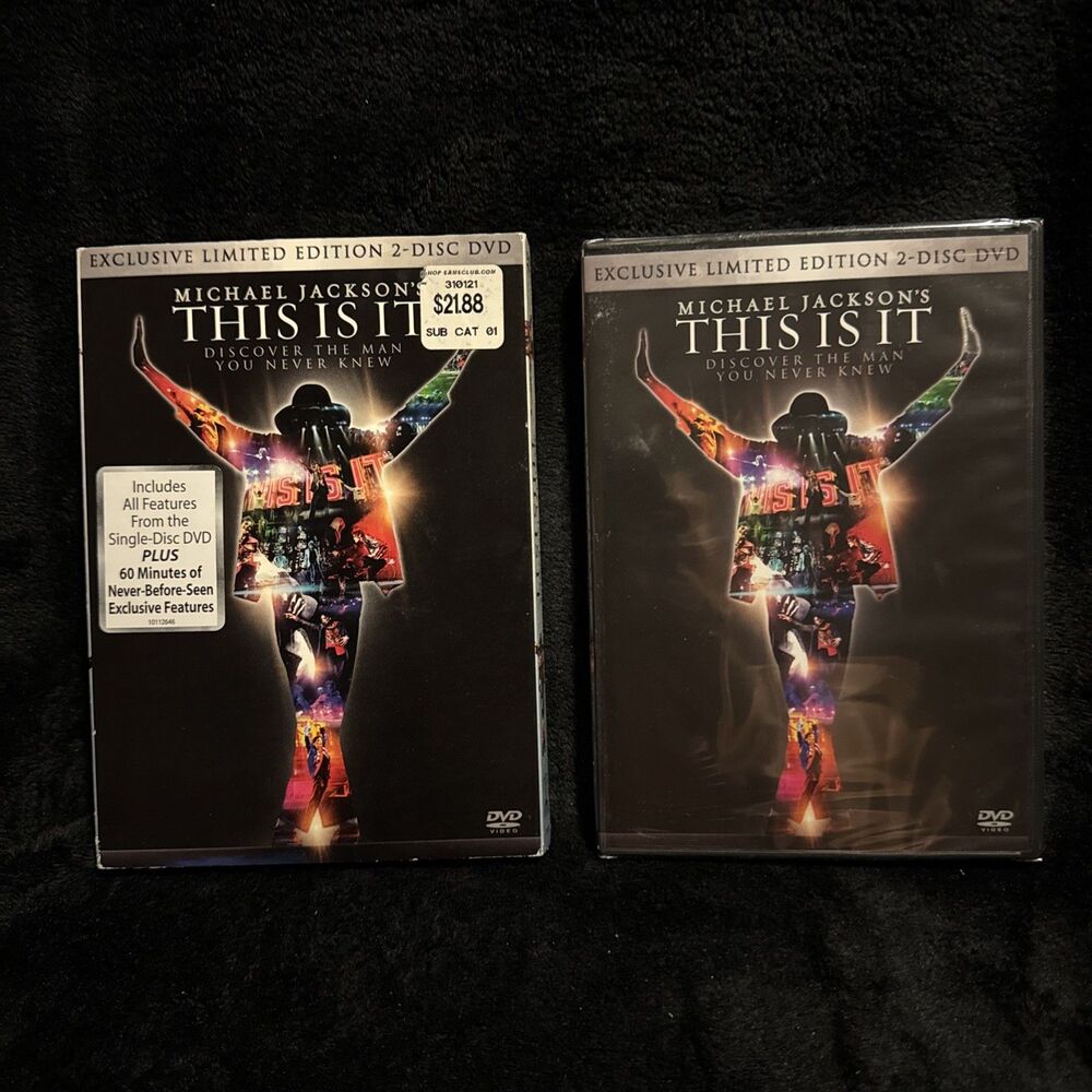 Michael Jackson's This Is It DVD-2 DISC SET-2009-MUSIC
